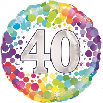 Colourful Confetti 40th