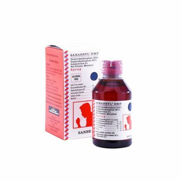 SANADRYL DMP SIRUP 120 ML
