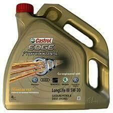 SEAT 5 litre's Castrol EDGE Professional 5W-30 SEAT 5 litre's Castrol EDGE Professional 5W-30