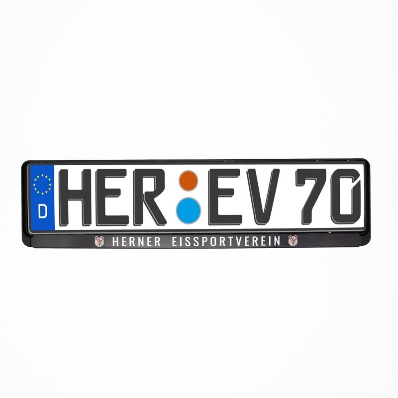 Kennzeichenhalter „HERNER EISSPORTVEREIN“ Kennzeichenhalter „HERNER EISSPORTVEREIN“
