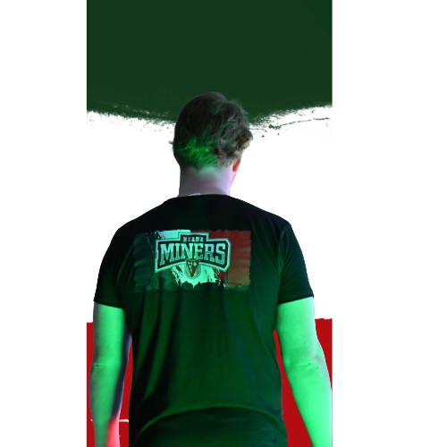 T-Shirt Miners Rückenlogo Erwachsene