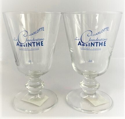 Glas Absinthe La Charlotte im 2er Set