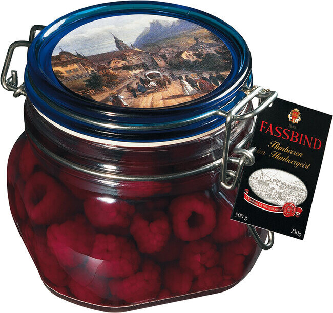 Himbeeren im Himbeergeist