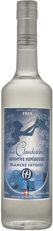 Absinthe Artemisia La Clandestine Blanche Intense 70cl