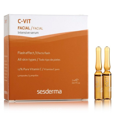 Інтенсивна сироватка миттєвої дії - SesDerma C-Vit Intensive Serum Flash Effect 5x2