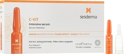 Інтенсивна сироватка миттєвої краси - SesDerma C-Vit Intensive Serum Flash Effect 10х1.5 мл