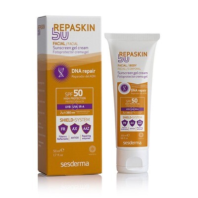 Сонцезахисний крем-гель SPF50+ - Sesderma Laboratories Repaskin Sunscreen Gel-Cream SPF50+