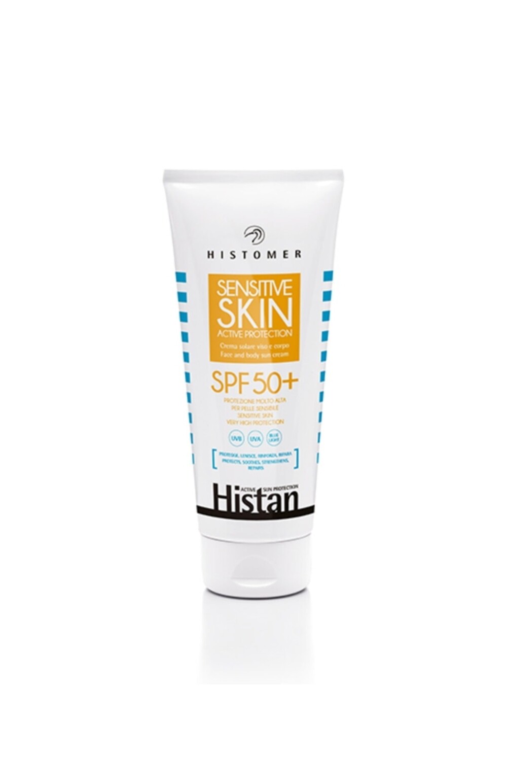 Histomer Histan Sensitive Skin Active Protection SPF 50+ 200ml Сонцезахисний крем для обличчя та тіла