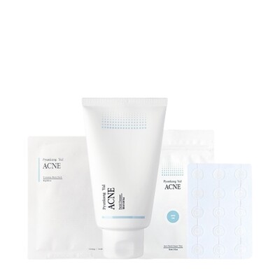 Набір засобів проти запалень Pyunkang Yul ACNE Facial Cleanser 120ml+Spot Patch 1ea+Mask 1ea