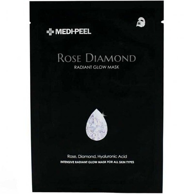 Маска тканинна освітлювальна Medi-Peel Rose Diamond Radiant Glow Mask 1ea