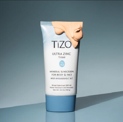 TiZO Мінеральний сонцезахисний крем для обличчя та тіла тонуючий Ultra Zinc Body &amp; Face Tinted SPF 40