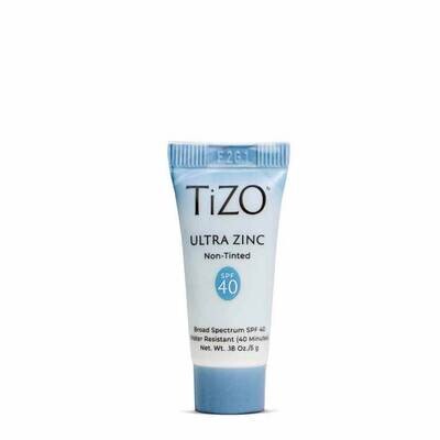 Міні версія TiZO Мінеральний сонцезахисний крем для обличчя та тіла без відтінку Ultra Zinc Body & Face Non-Tinted SPF 40