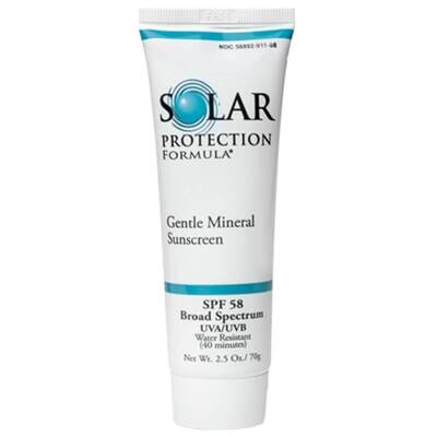 TiZO Сонцезахисний мінеральний крем для чутливої шкіри без відтінку Solar Protection Formula SPF 58