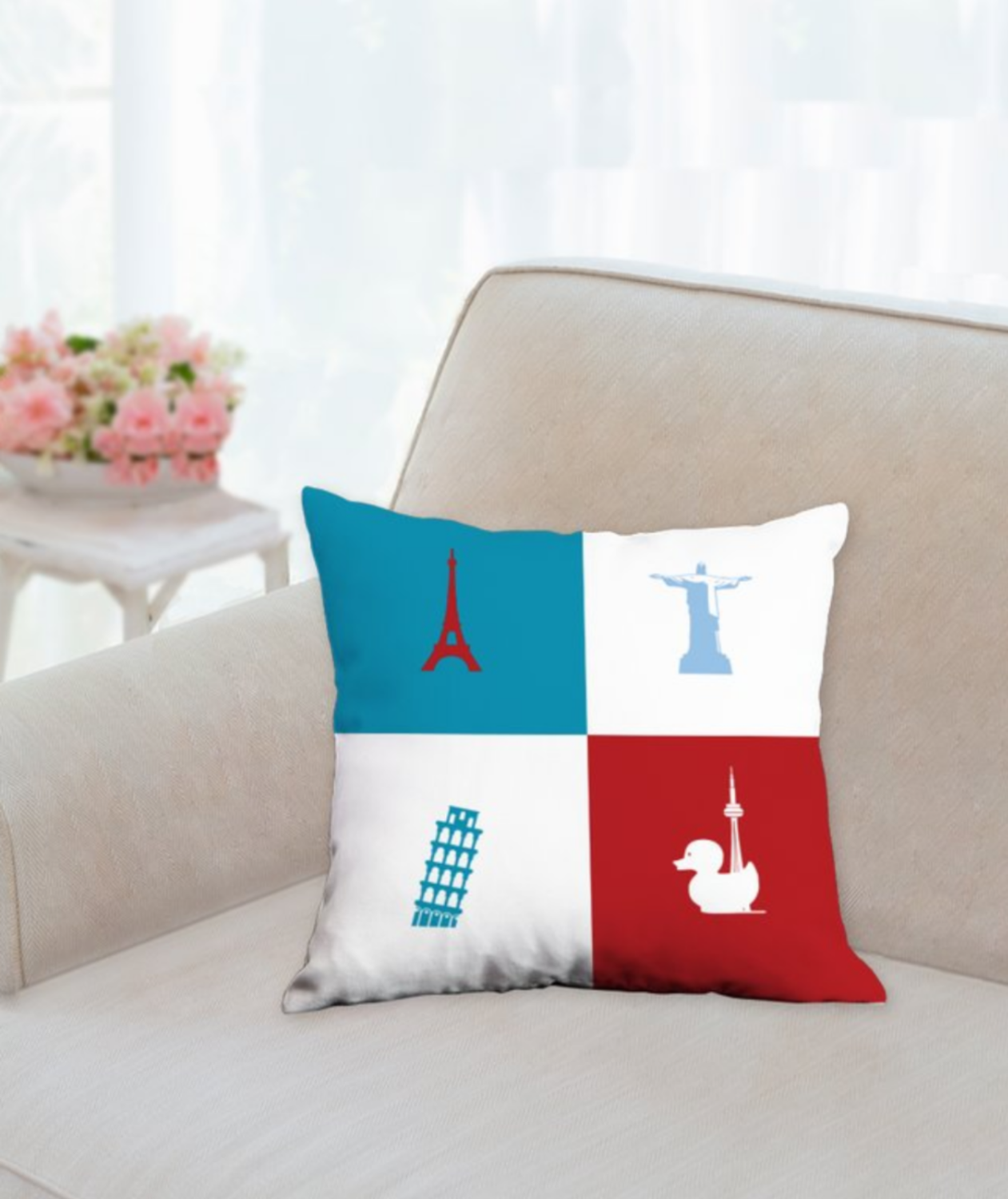 Landmarks Decorative Throw Pillow