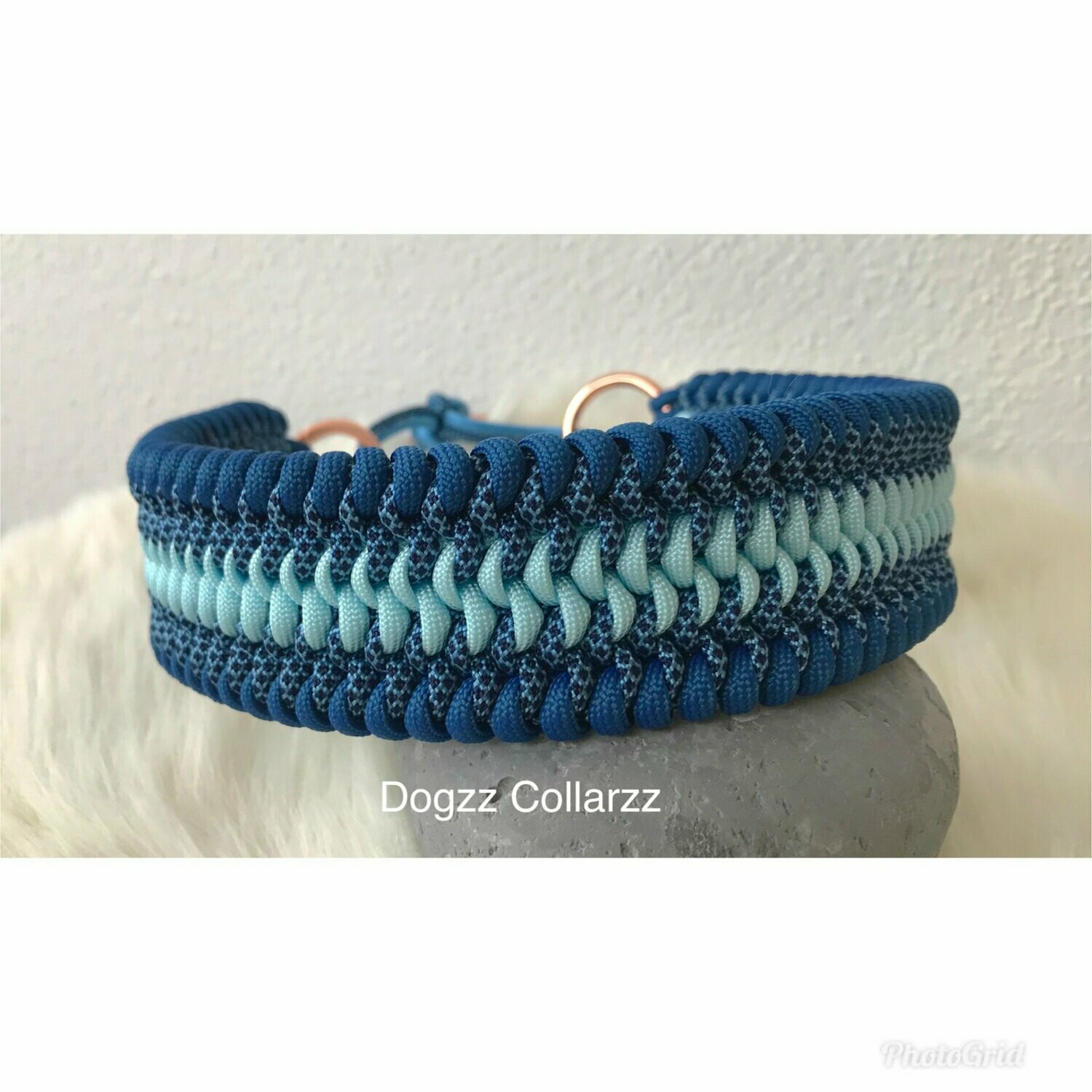 Halsband Alice Zugstop "Blue Heaven"