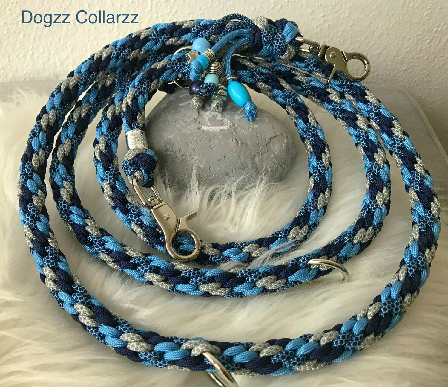 Leine Kongo Gumi „Silver Water“