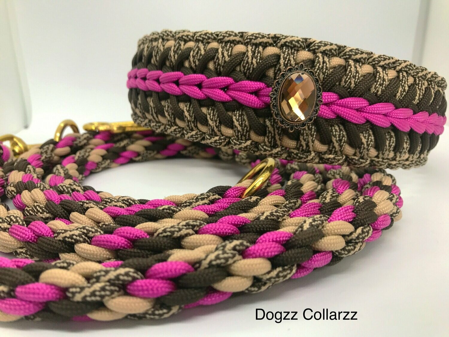 Set Coffee Passion Halsband Sky und Leine Kongo Gumi