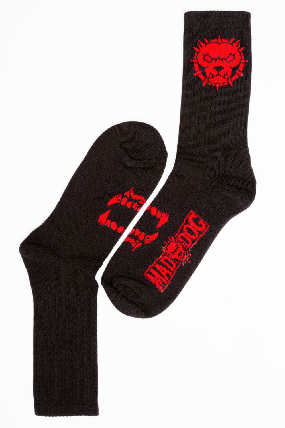 Mad Dog Red Logo Socks