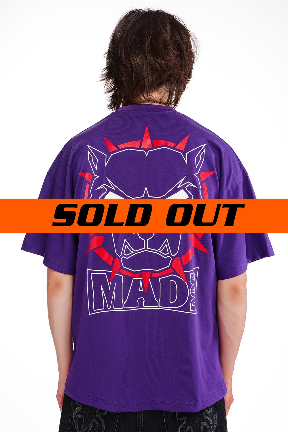 Mad Dog Purple&amp;Red Logo Tee