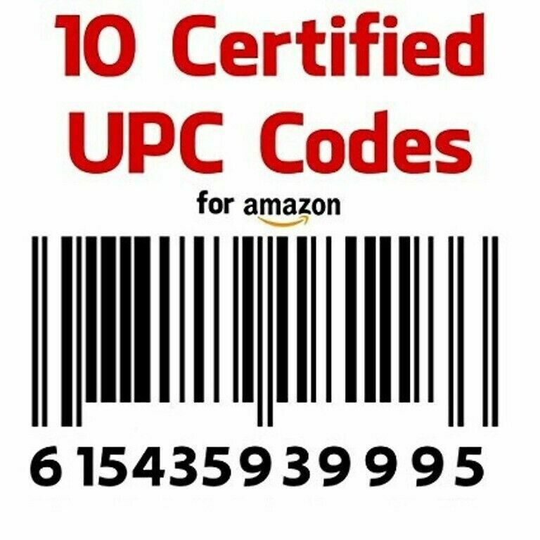 15 UPC Codes Barcodes Number GS1 Certified