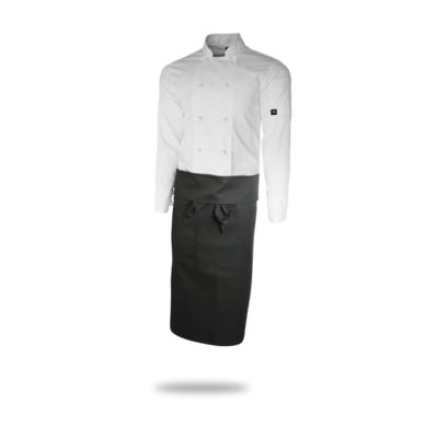 Tapered Apron Black