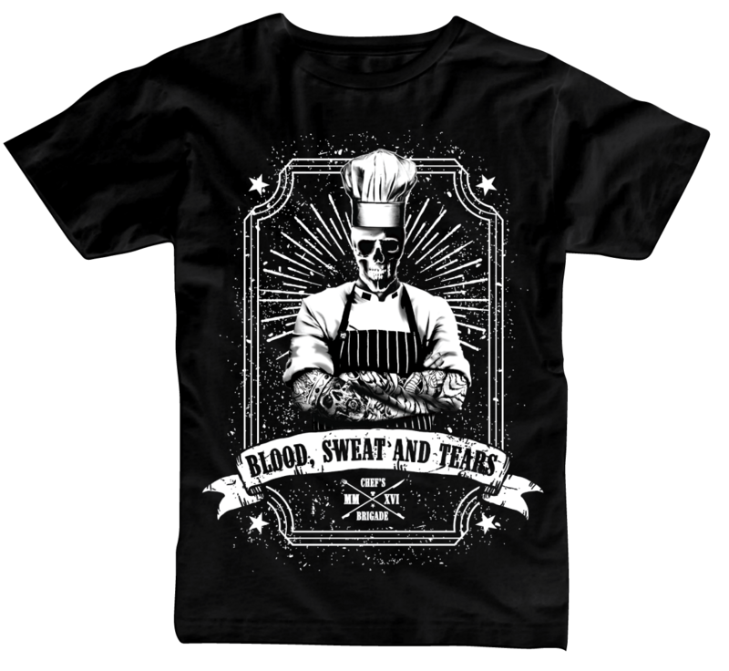 Chefs Brigade Tee - Black