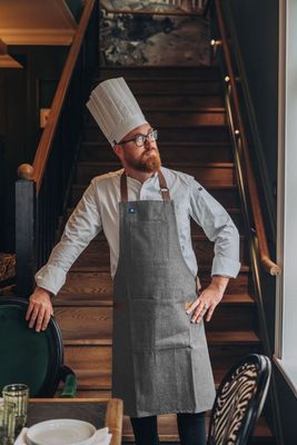 Michigan Grey  Apron