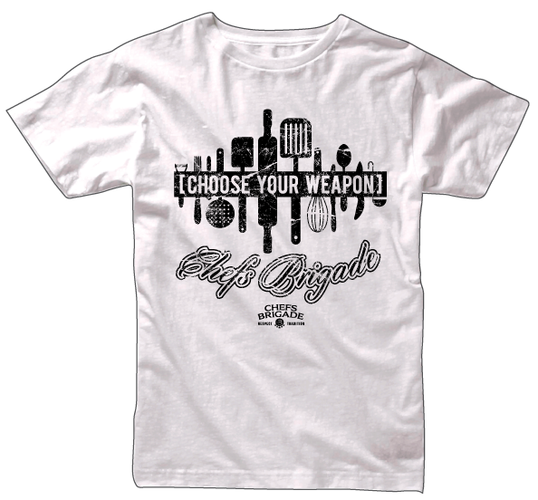 Chefs Brigade Tee - White