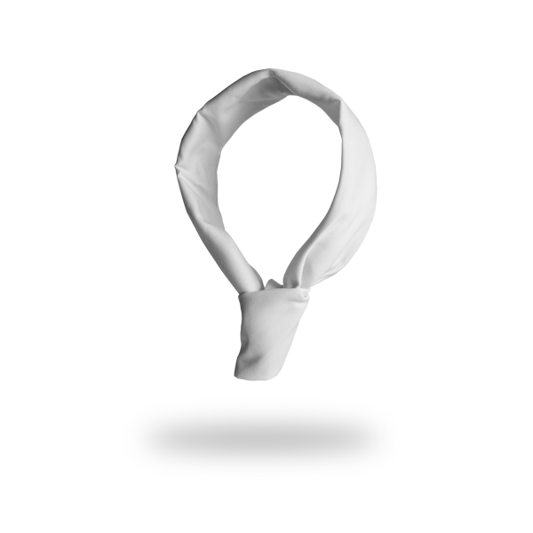 Old Fashioned Necktie - White