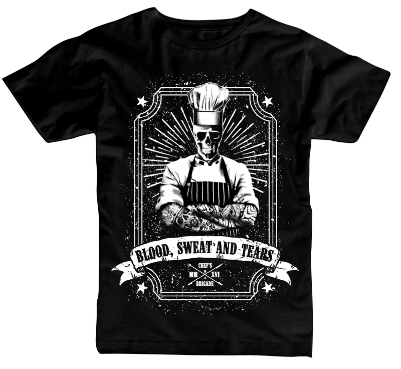 Chefs Brigade Tee - Black
