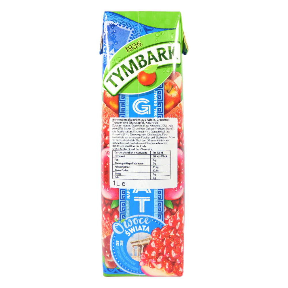 TYMBARK Granatapfel Mehrfruchtgetränk 1 Liter