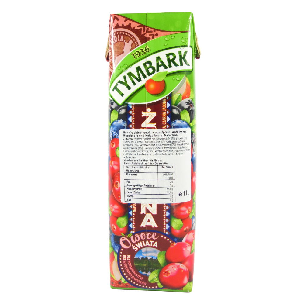 TYMBARK Cranberry Mehrfruchtgetränk 1 Liter