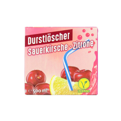 Durstlöscher Sauerkirsch-Zitrone
