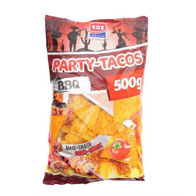 Party-Tacos BBQ 500g-Packung