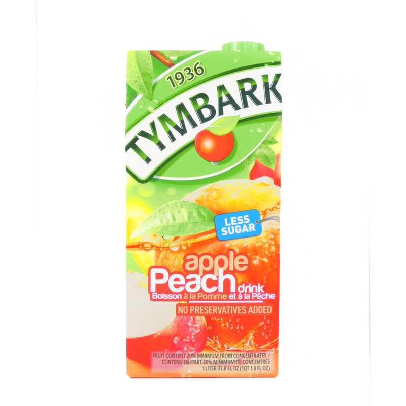TYMBARK  Apple + Peach Erfrischungsgetränk 1 Liter
