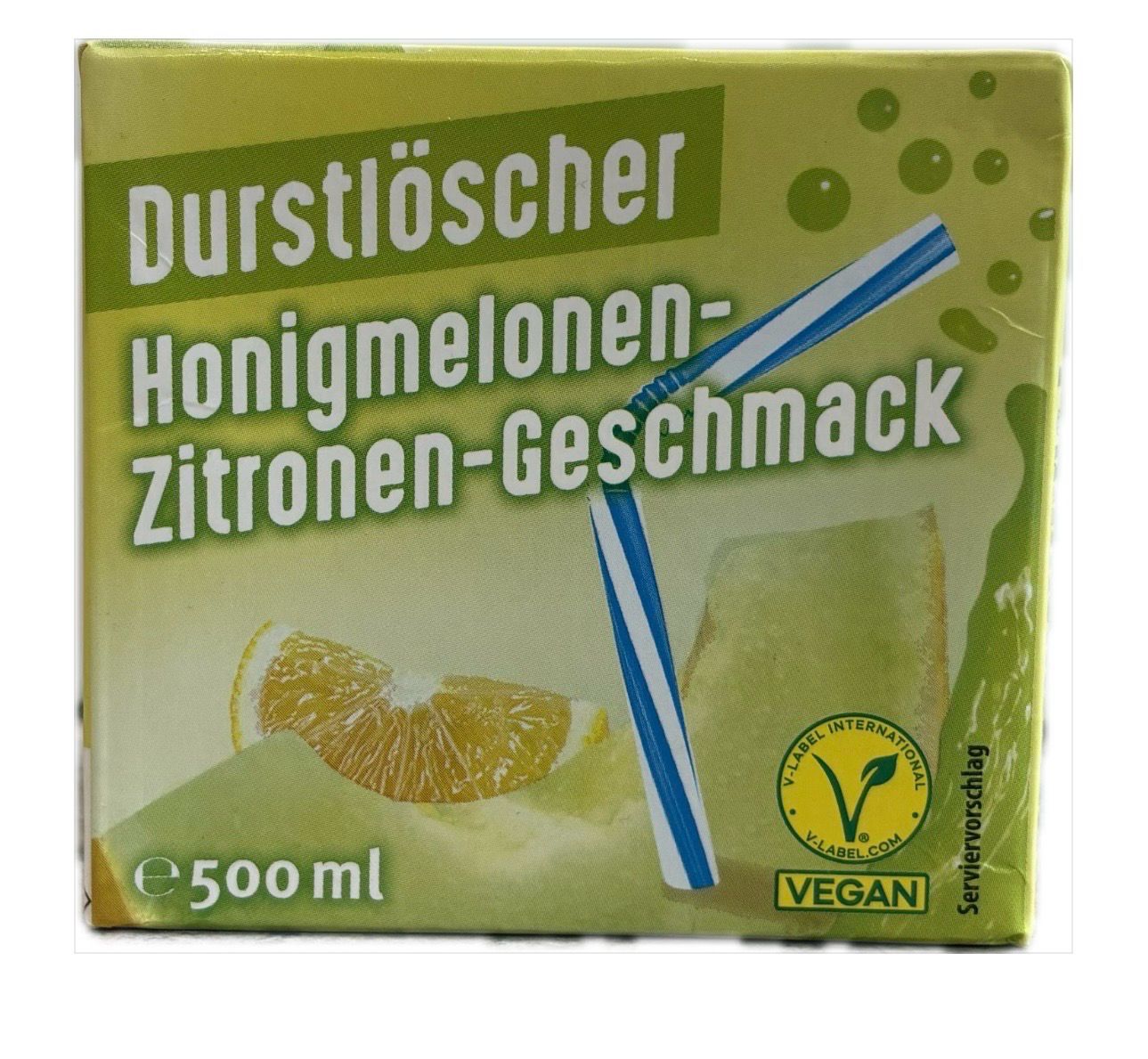 Durstlöscher Honigmelonen-Zitronen-Geschmack Durstlöscher Honigmelonen-Zitronen-Geschmack