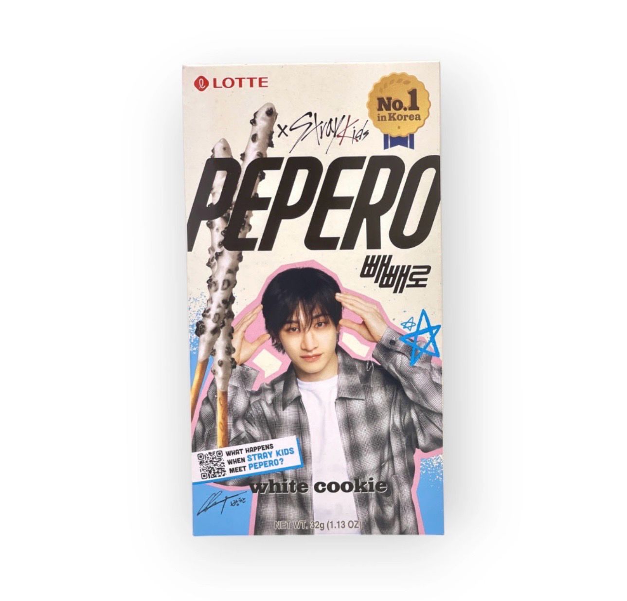 LOTTE Pepero White Cookie Stray Kids Edition LOTTE Pepero White Cookie Stray Kids Edition
