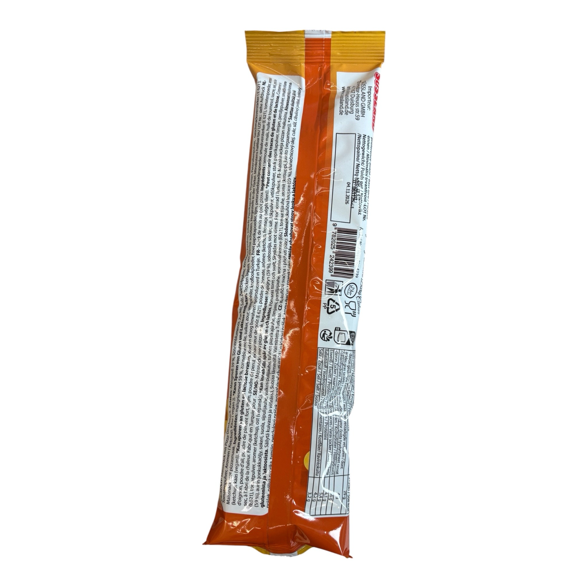 CREZZO Cornball Chips Pizza Flavoured