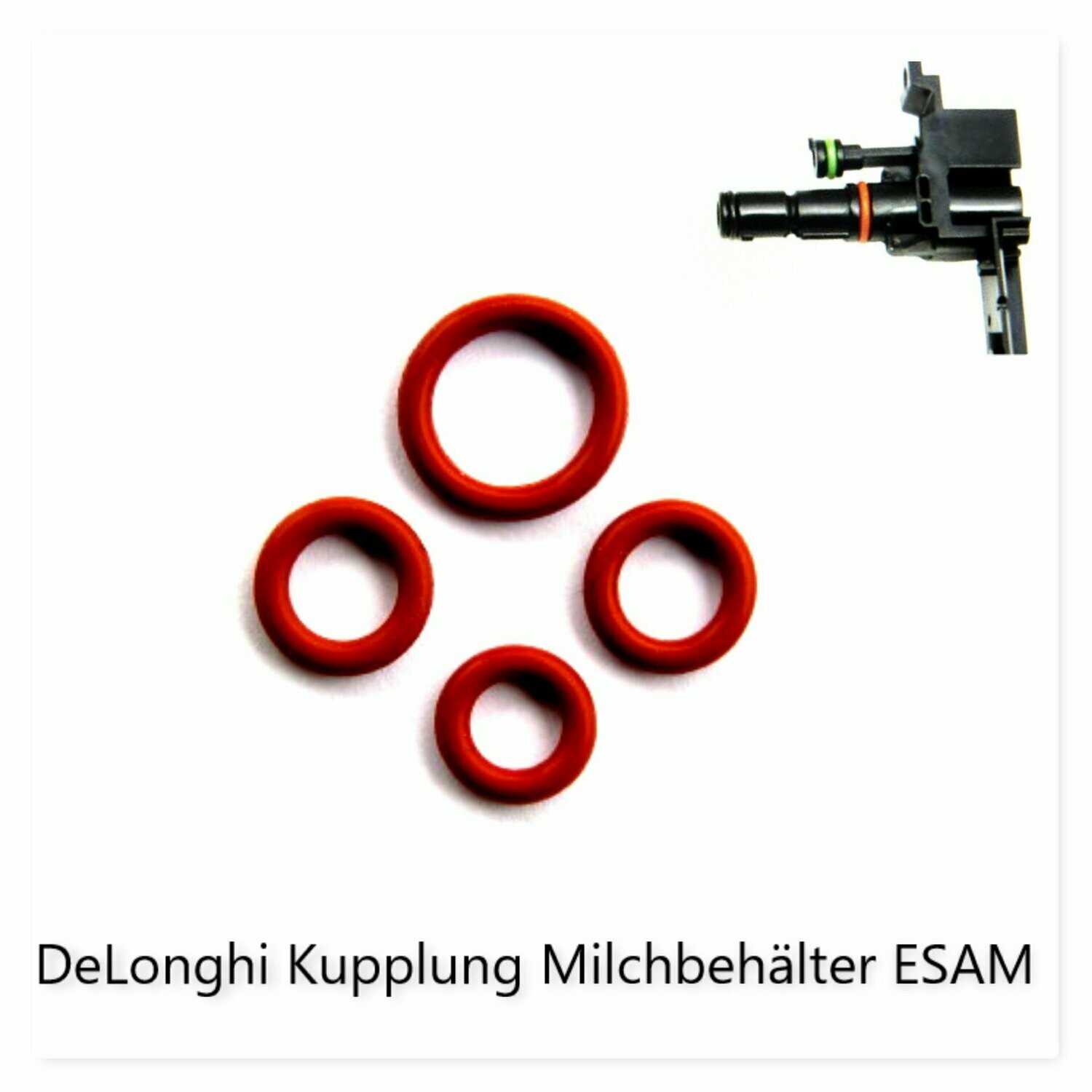 DeLonghi ESAM EAM Dichtung O-Ring Kupplung Aufschäumer Milchbehälter Milchaufschämer