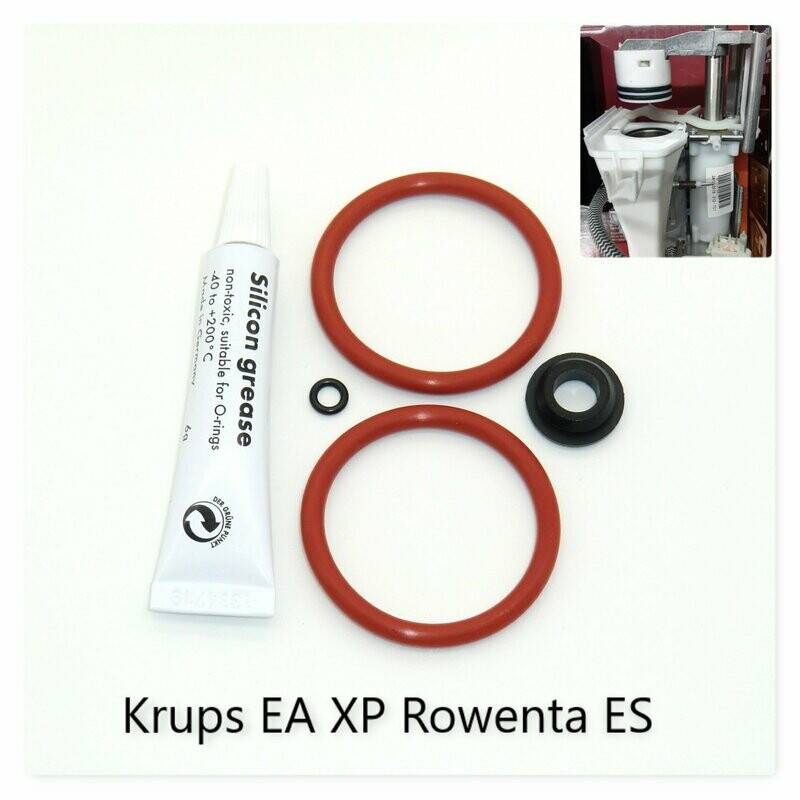 Dichtung O Ring Formdichtung Stößel  Fett SET Krups EA 68 69 80 81 82 90 Rowenta ES 68 EA69 AE90  Thermoblock