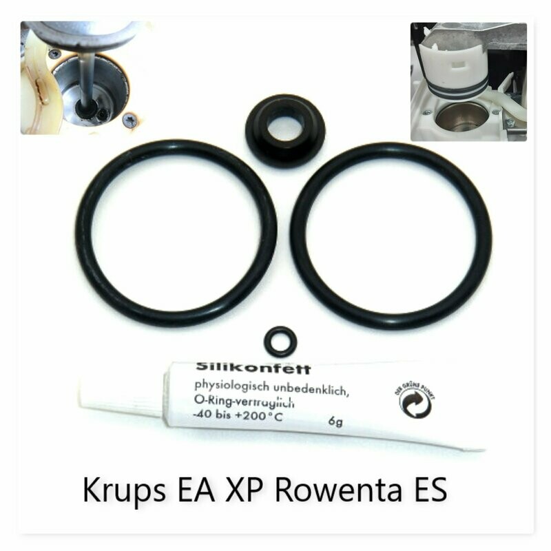 Dichtung O Ring Formdichtung Stößel  Fett SET Krups EA 68 69 80 81 82 90 Rowenta ES 68 EA69 AE90  Thermoblock