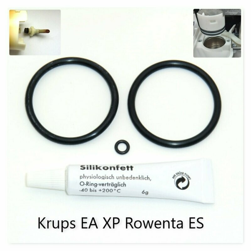 Dichtung O-Ring Fett Kaffeevollautomat Brühgruppe Krups Rowenta EA XP ES Kolben EPDM