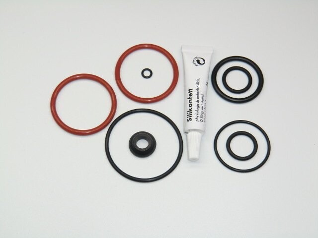 Krups EA 68 69 80 81 82 90 Rowenta ES 68 ES 69 Dichtungssatz O-Ring  Rot Thermoblock Druckzylinder Formdichtung an Stößel Fett 6g