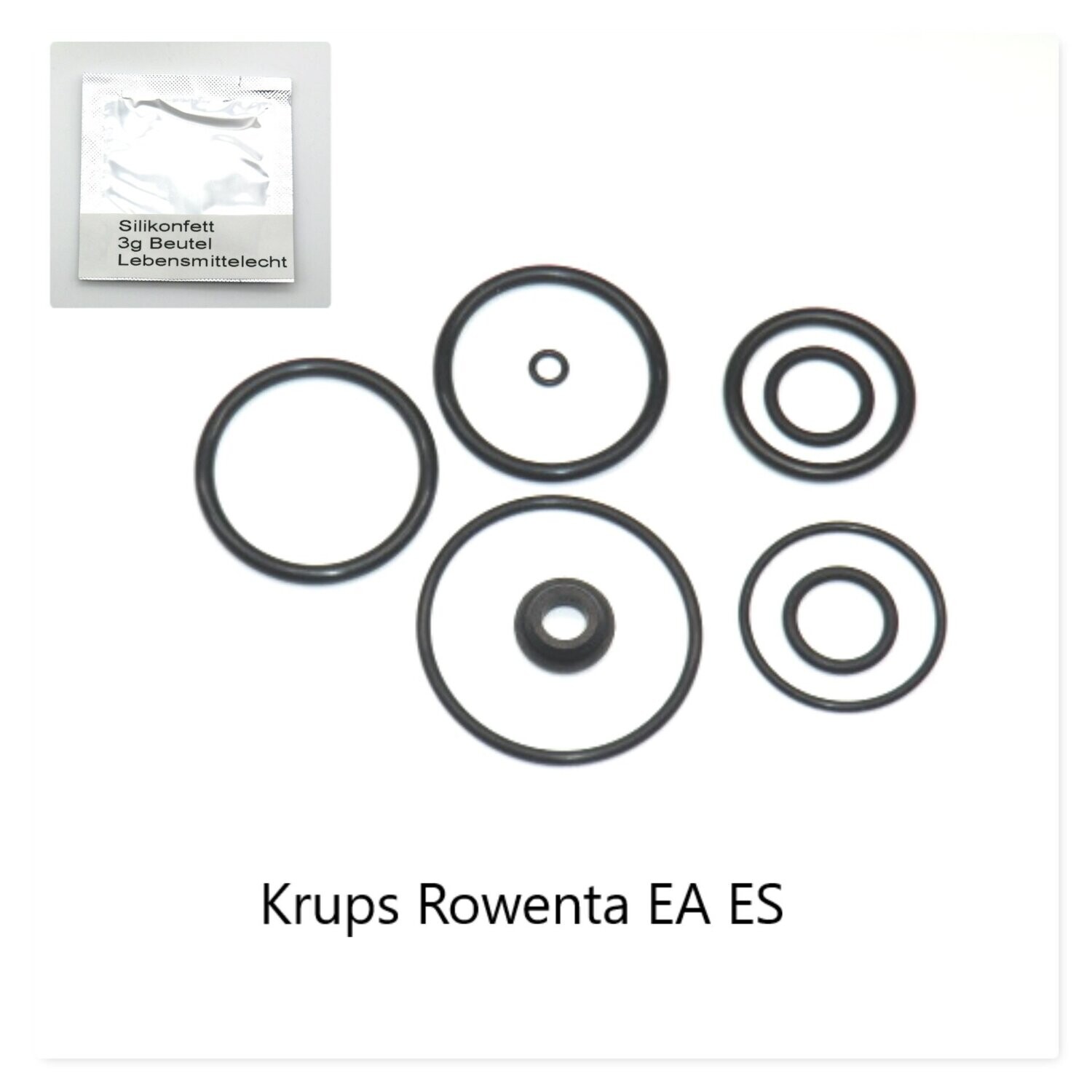 Dichtung O-Ring Thermoblock Druckzylinder Formdichtung für Stößel Fett 3g SET Krups EA 68 69 80 81 82 90 Rowenta ES 68 EA69 AE90