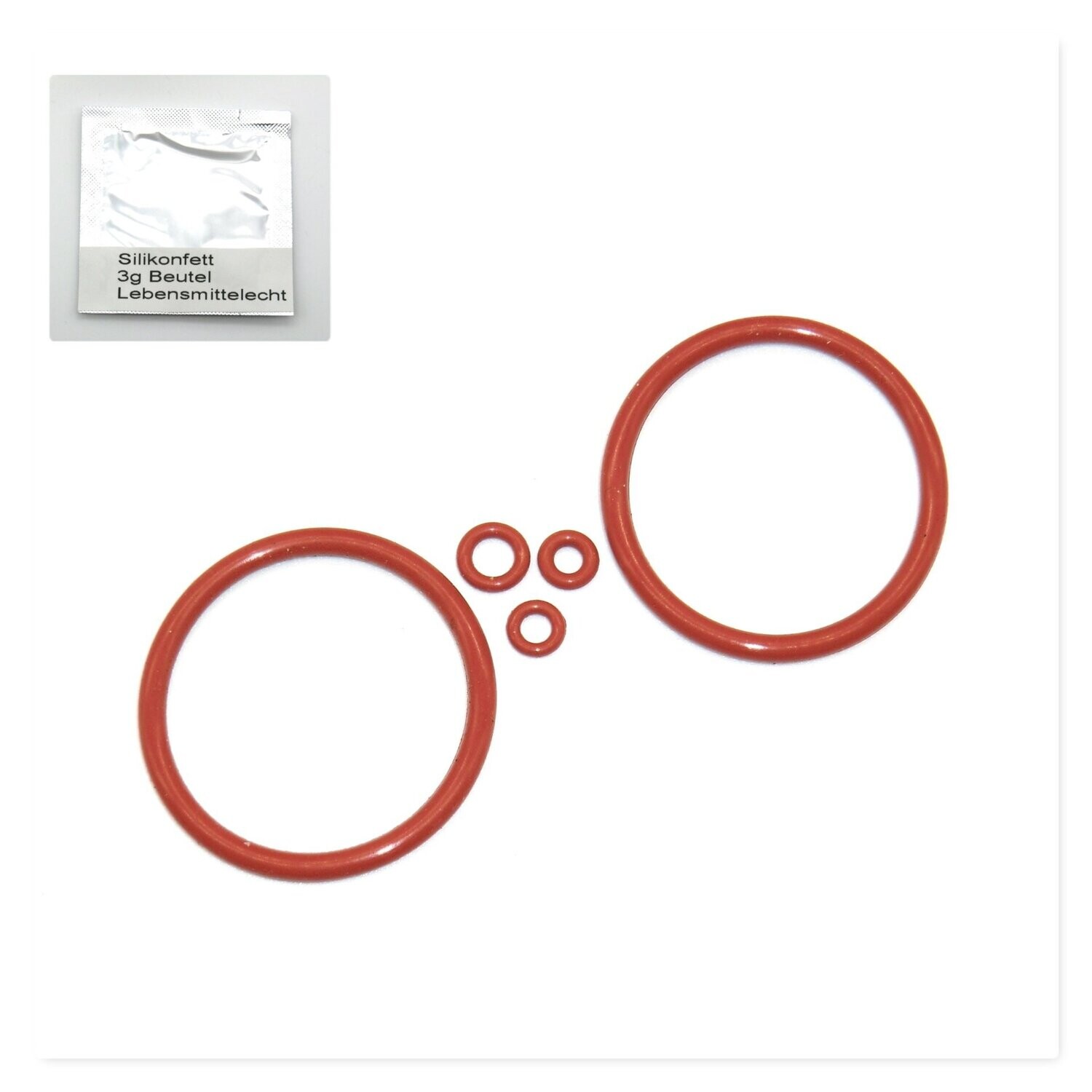 WMF O-Ring Dichtungssatz Fett 3g WMF 1100S 1200S 1300S 1400S 1500 S Presto Schaerer Coffee Vito Brühgruppe