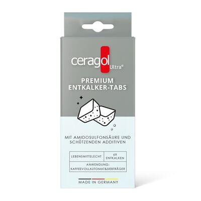 Ceragol Premium Entkalker in Tab Form -1x Packung 6 Stück
