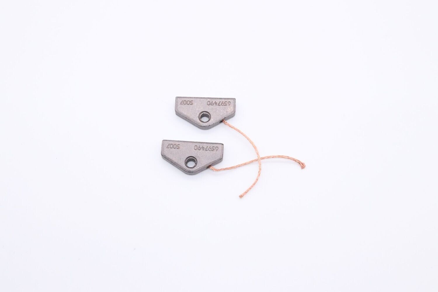 2 x Kohlenbürste Kontaktkohle Kohlen Trockner Wäschetrockner Miele  wie Miele 4490382 Trockner ohne Halter mit Kabel