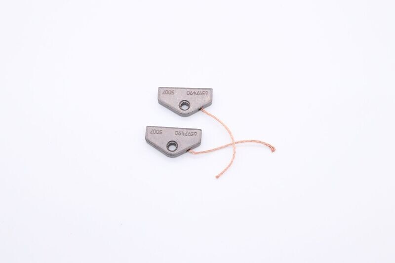 2 x Kohlenbürste Kontaktkohle Kohlen Trockner Wäschetrockner Miele  wie Miele 4490382 Trockner ohne Halter mit Kabel