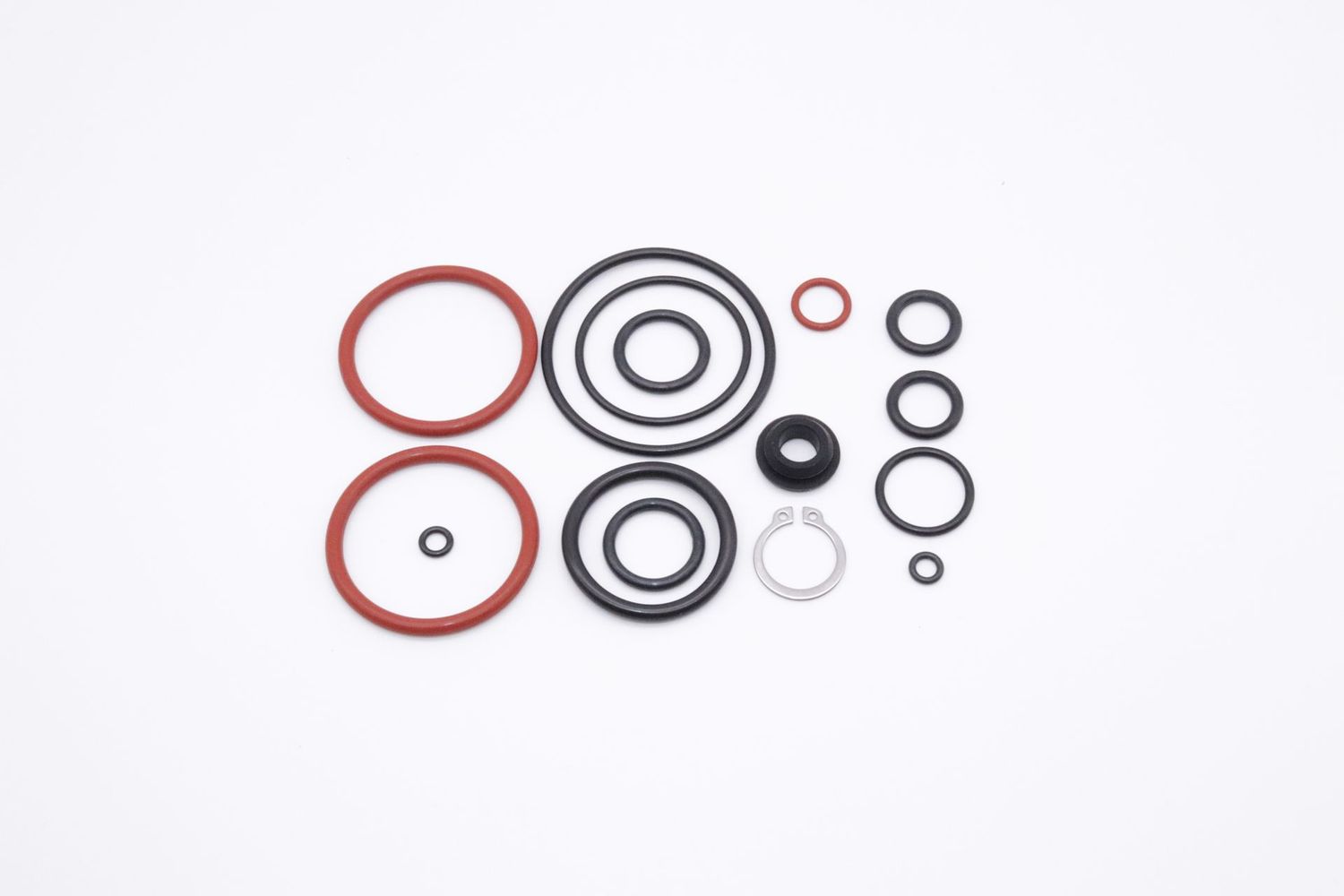 Dichtung Dichtungsatzt O-Ring  Rot Thermoblock Druckzylinder Drainageventil +Formdichtung für Stößel SET Krups EA 68 69 80 81 82 90 Rowenta ES 68 EA69 AE90 + Sicherungsring Sprengring