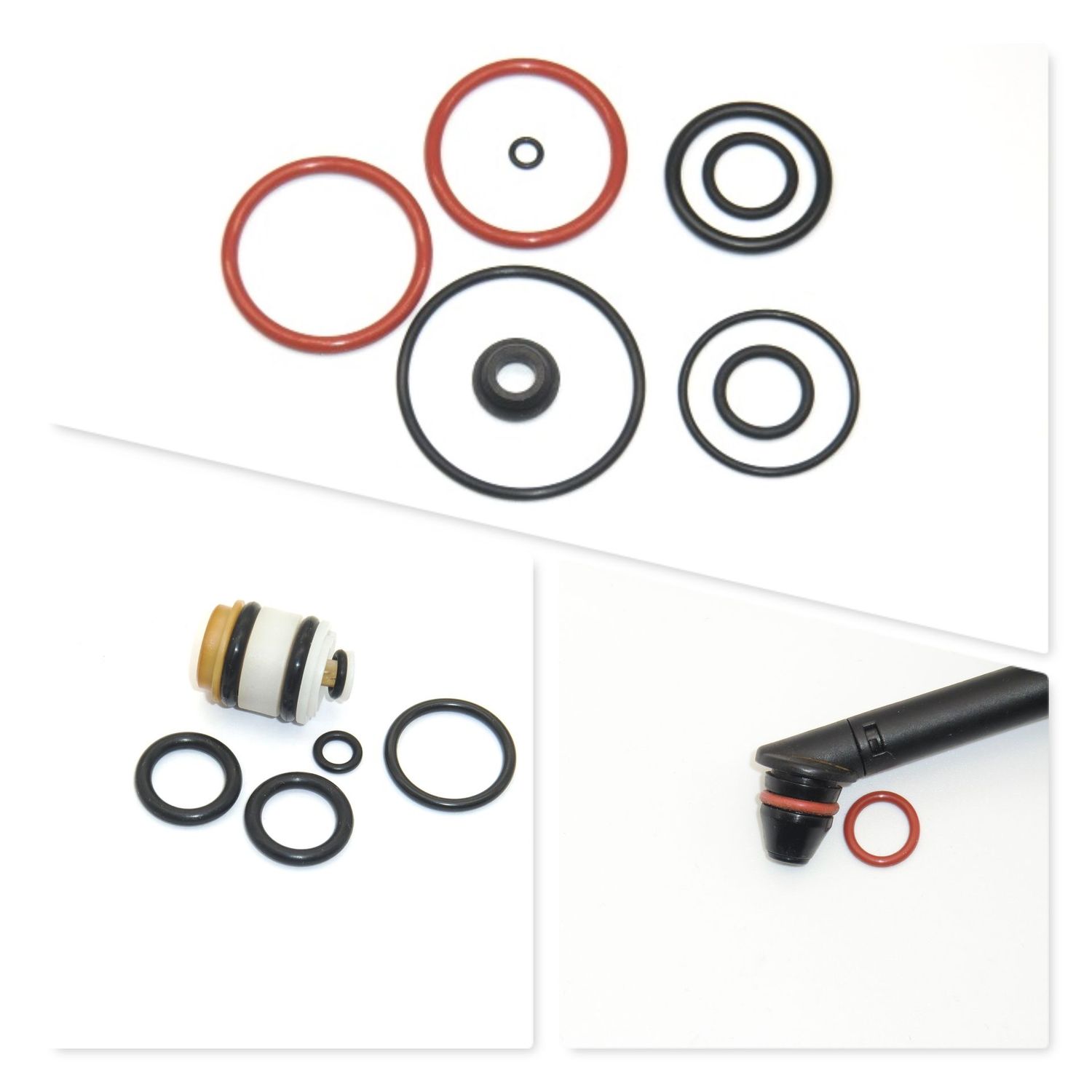 Dichtung Dichtungsatzt O-Ring  Rot Thermoblock Druckzylinder Drainageventil +Formdichtung Stößel Krups EA 68 69 80 81 82 90 Rowenta ES 68 EA69 AE90